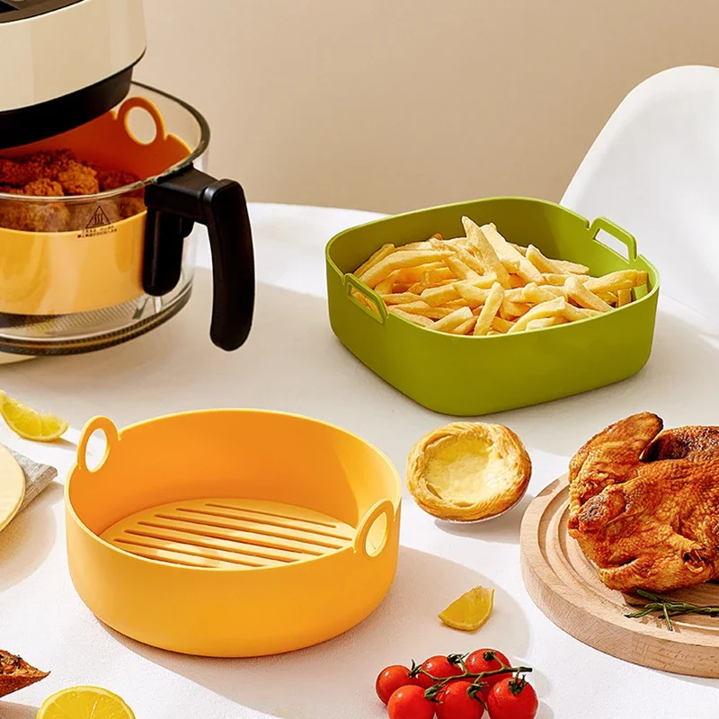 Air Fryer Silicone Pot Liner - 라운드 에어 프라이어 라이너 스퀘어 에어