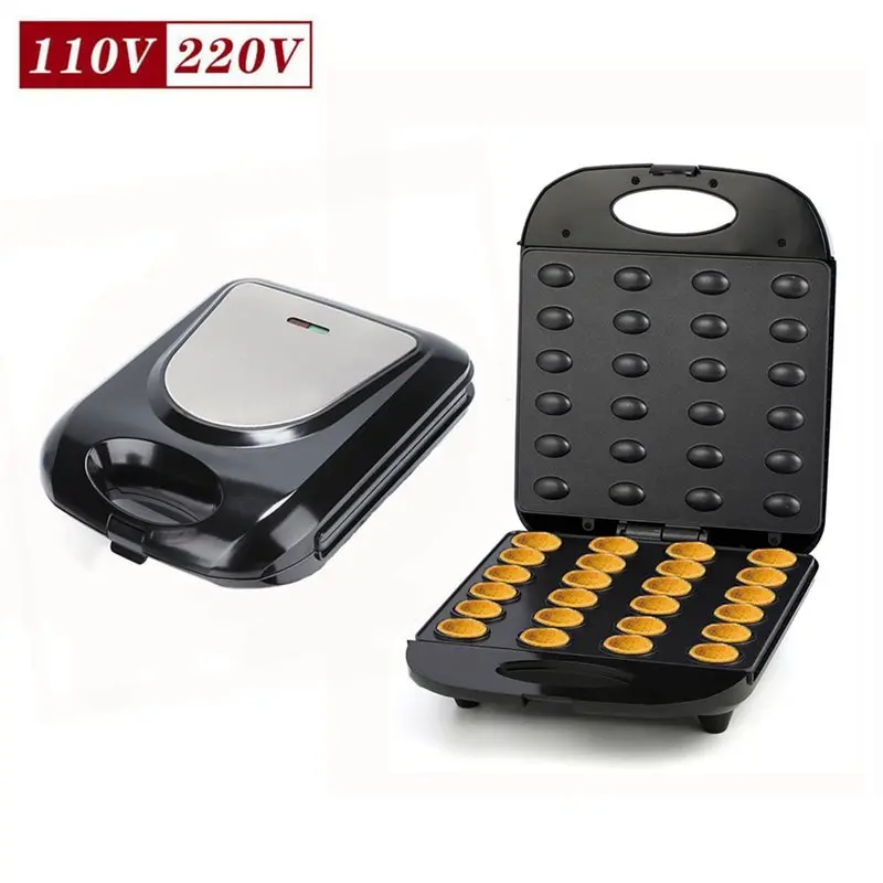 호두 쿠키 제조기, 전기식 24구 케이크 틀, 미니 너 - Mini Waffle Maker Machine 리뷰 및 가격