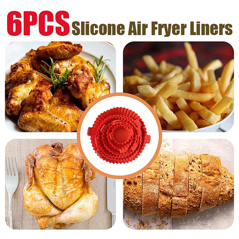 C 에어프라이어 실리콘 트레이 베이킹 매트 튀김 바구니 - Air Fryer Silicone Pot Liner 리뷰 및 가격