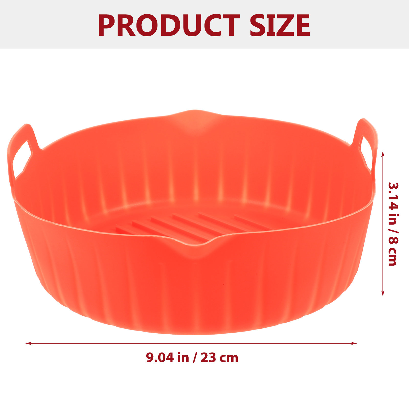 에어프라이어용 실리콘 팬, 둥근 모양, 눌어붙지 않는  - Air Fryer Silicone Pot Liner 리뷰 및 가격